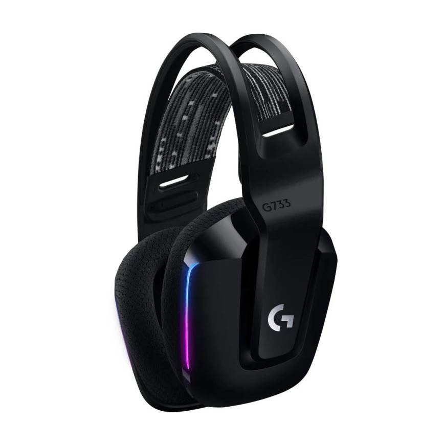 Casque Gaming sans Fil LOGITECH G733 LIGHTSPEED RGB Noir (981-000864)