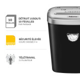 Destructeur de documents Fellowes 53C Coupe Croisée (F4653101)