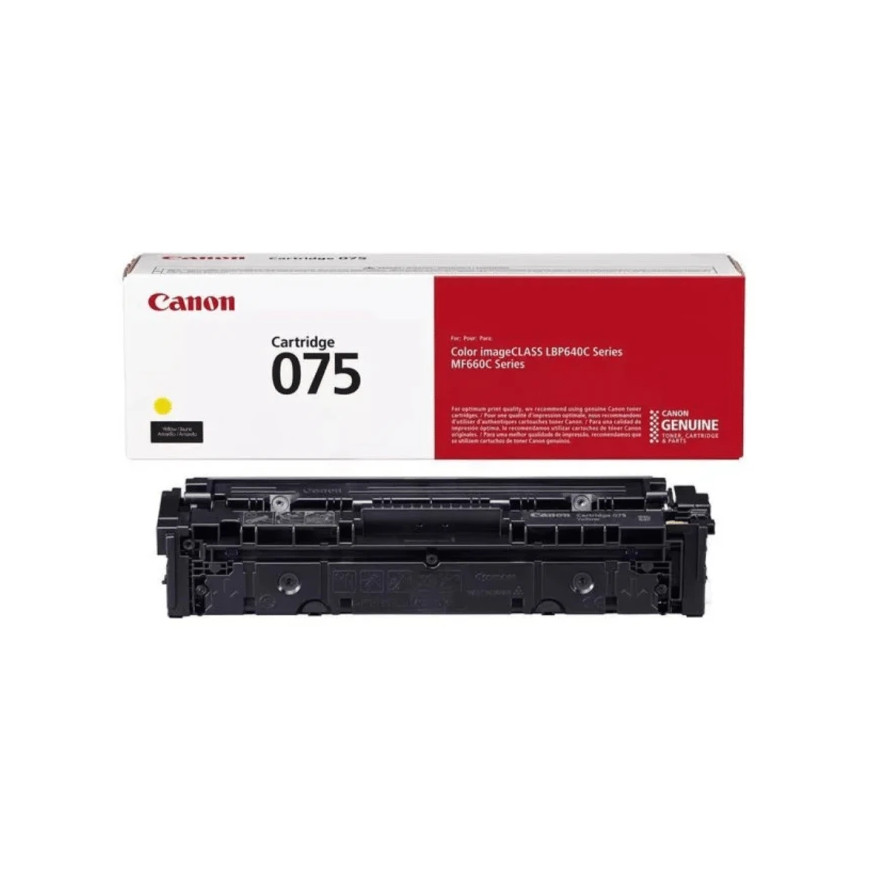 Toner imprimante Canon 075 Jaune Original (6362C002AA)