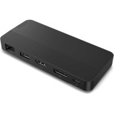 Station d'accueil de voyage Lenovo USB-C pour deux écrans - avec adaptateur (40B90100EU)