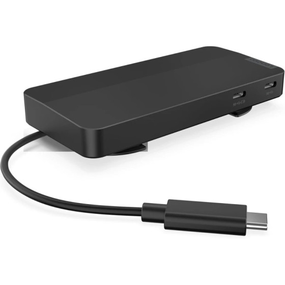 Station d'accueil de voyage Lenovo USB-C pour deux écrans - avec adaptateur (40B90100EU)
