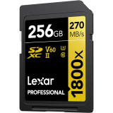 Carte mémoire SD LEXAR 1800X 256GB UHS-II 280MB/s 205MB/s (LSD1800256G-BNNNG)