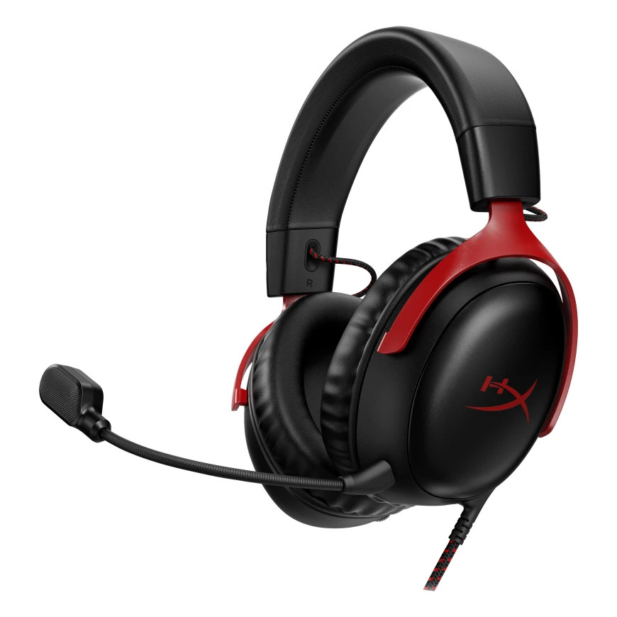 Casque Gamer HyperX Cloud III Noir Rouge (727A9AA)