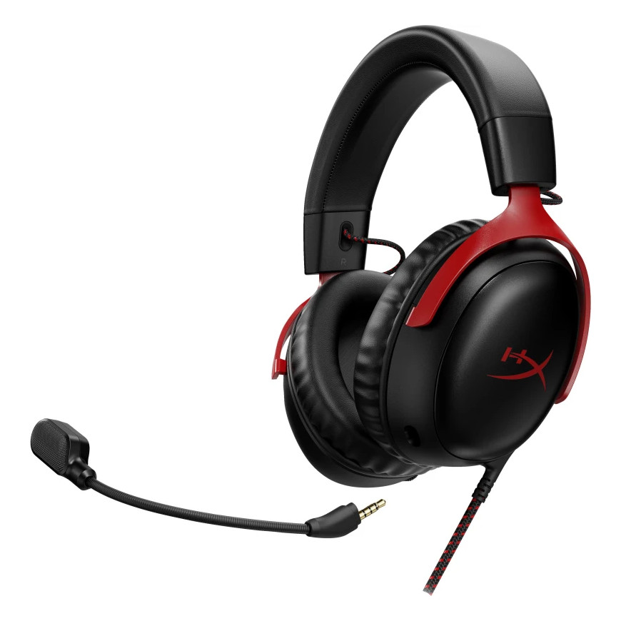 Casque Gamer HyperX Cloud III Noir Rouge (727A9AA)