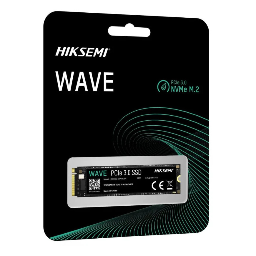 Disque Dur interne SSD Hiksemi Wave(P) M.2 2280 PCIe 3.0 NVMe 256 Go (HS-SSD-WAVE-P-256G)