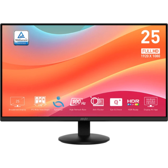 Ecran MSI PRO MP242 E14A - Flat 24" Full HD IPS 144Hz (9S6-3PD1CT-011) (4711377334945)