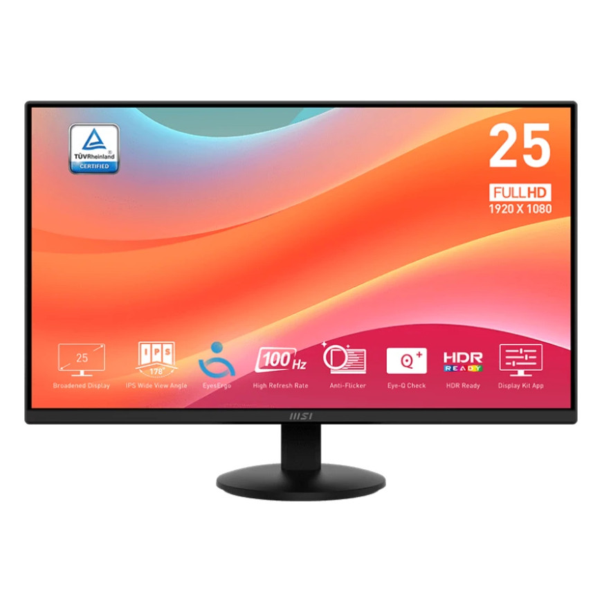 Ecran MSI PRO MP242 E14A - Flat 24" Full HD IPS 144Hz (9S6-3PD1CT-011) (4711377334945)