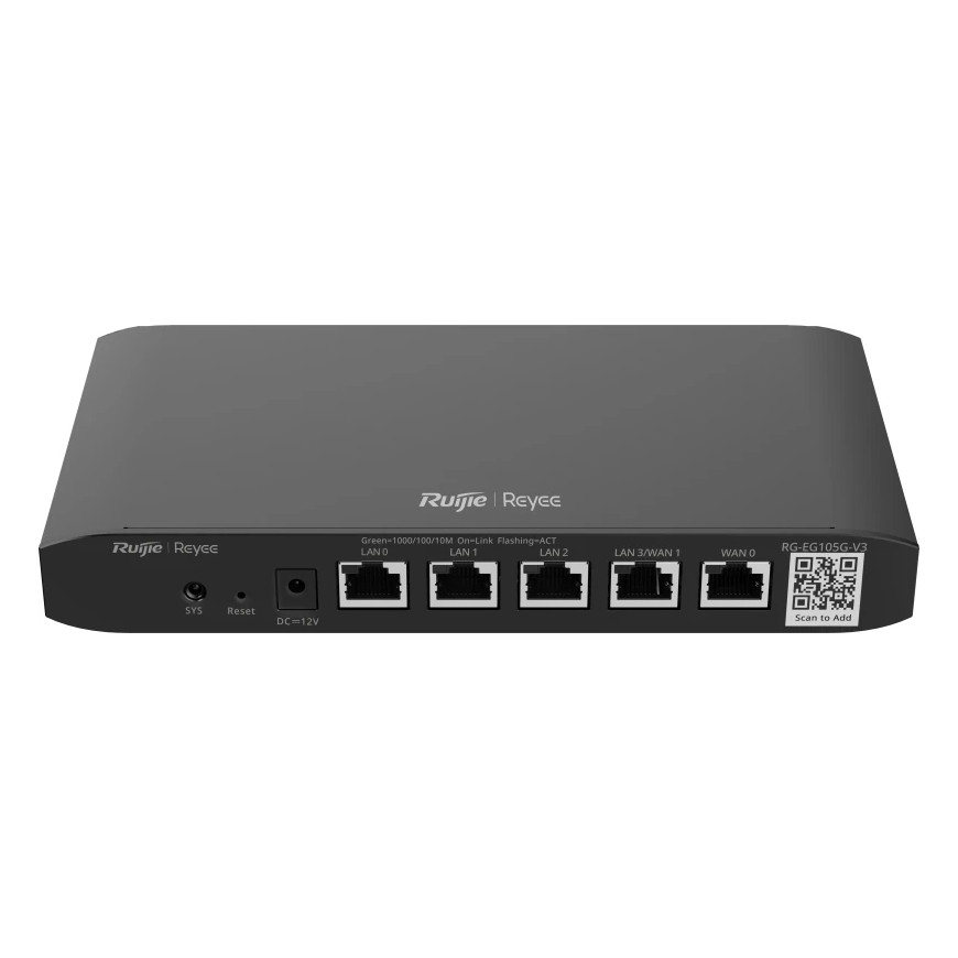 Routeur Ruijie Reyee 5 Ports Gigabit 600 Mbps (RG-EG105G-V3)
