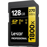 Carte mémoire SD LEXAR 1800X 128GB UHS-II 280MB/s 205MB/s (LSD1800128G-BNNNG)