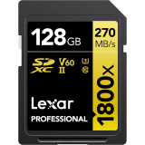 Carte mémoire SD LEXAR 1800X 128GB UHS-II 280MB/s 205MB/s (LSD1800128G-BNNNG)