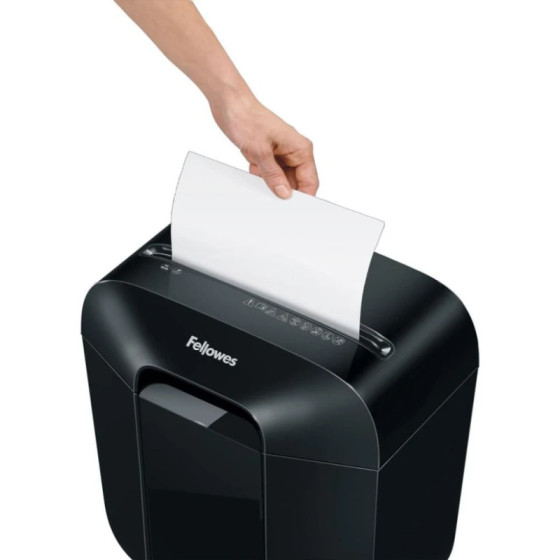 Destructeur Fellowes Powershred LX25 - Coupe croisée 6 feuilles - Corbeille 11.5L (4170501)