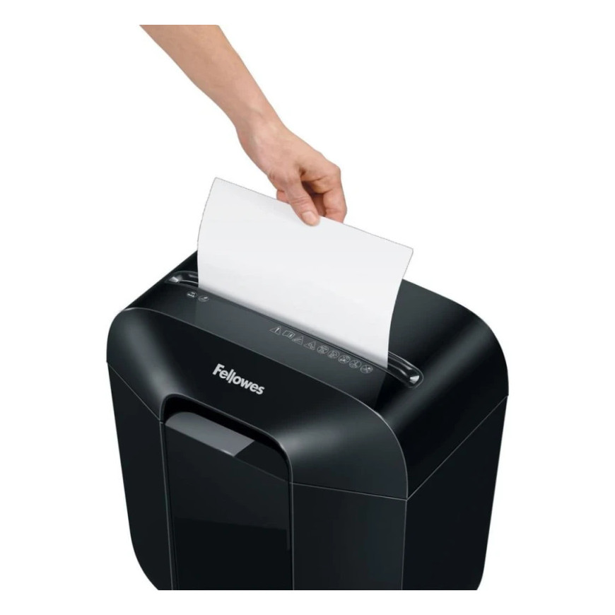 Destructeur Fellowes Powershred LX25 - Coupe croisée 6 feuilles - Corbeille 11.5L (4170501)