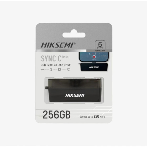 Mini Disque Dur SSD Externe Portable HIKSEMI Sync C Plus 512Go (HS-USB-S200-512G-U3)