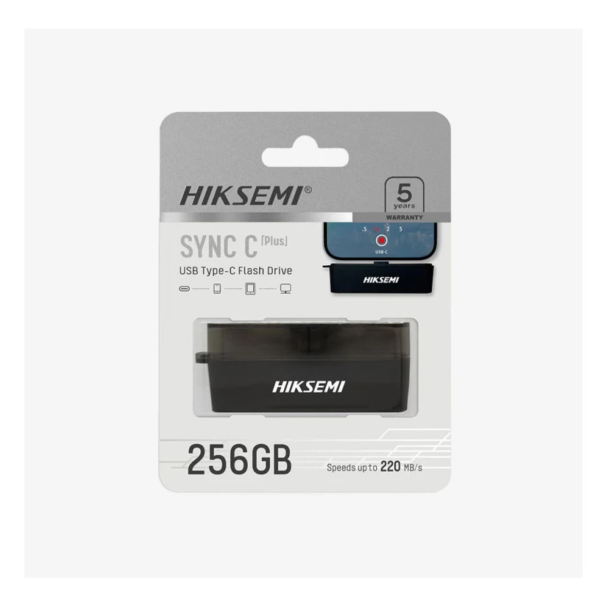 Mini Disque Dur SSD Externe Portable HIKSEMI Sync C Plus 512Go (HS-USB-S200-512G-U3)