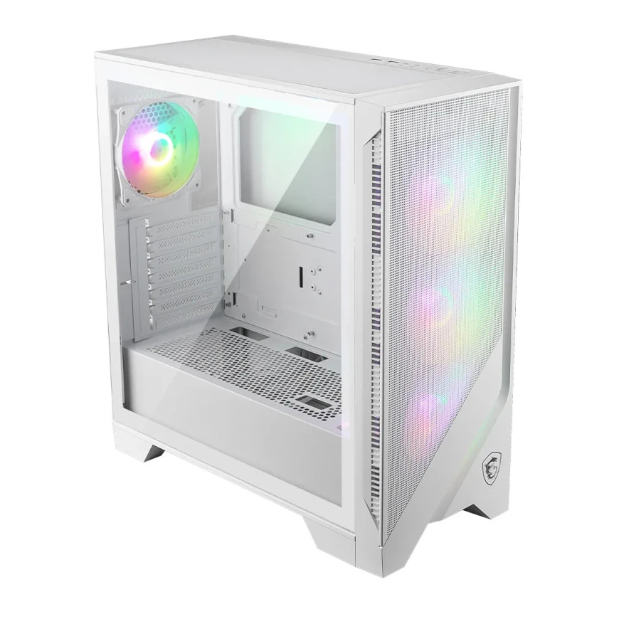 Boîtier Gaming MSI MAG FORGE 320R AIRFLOW White - Châssis RGB Blanc (306-7G23W22)