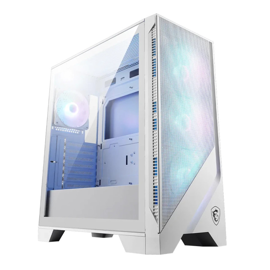 Boîtier Gaming MSI MAG FORGE 320R AIRFLOW White - Châssis RGB Blanc (306-7G23W22)