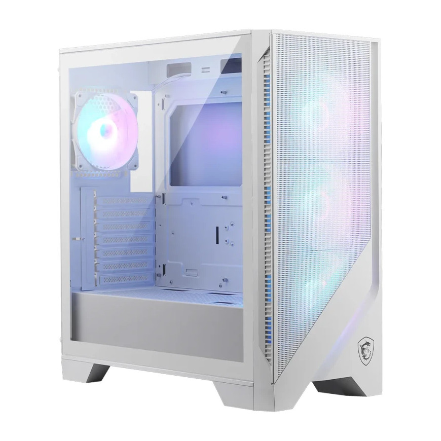Boîtier Gaming MSI MAG FORGE 320R AIRFLOW White - Châssis RGB Blanc (306-7G23W22)