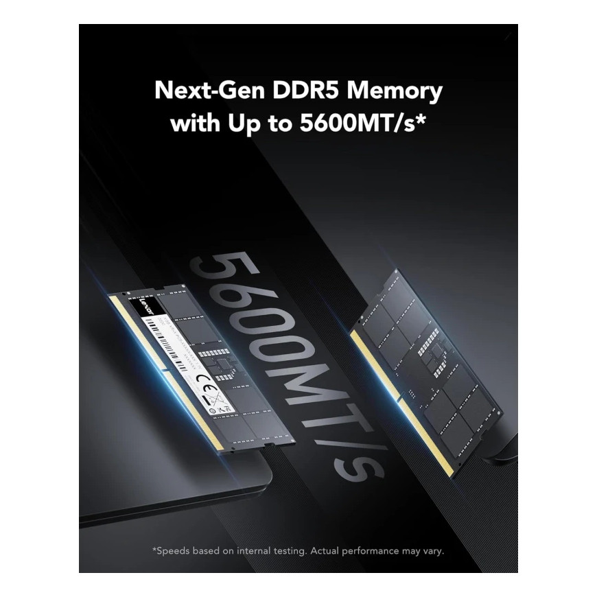 Lexar 16 GB DDR5 5600 MHz Barrette mémoire RAM – SO-DIMM (LD5S16G56C46ST-BGS)