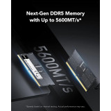 Lexar 16 GB DDR5 5600 MHz Barrette mémoire RAM – SO-DIMM (LD5S16G56C46ST-BGS)