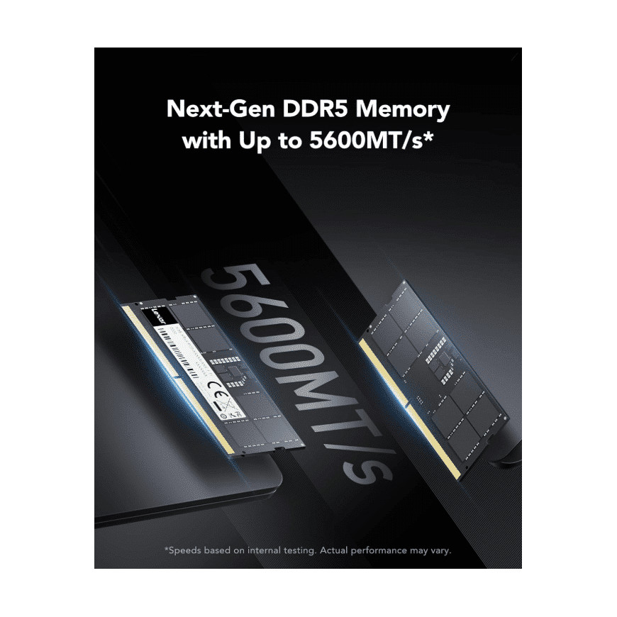 Lexar 16 GB DDR5 5600 MHz Barrette mémoire RAM – SO-DIMM (LD5S16G56C46ST-BGS)