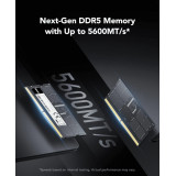 Lexar 16 GB DDR5 5600 MHz Barrette mémoire RAM – SO-DIMM (LD5S16G56C46ST-BGS)