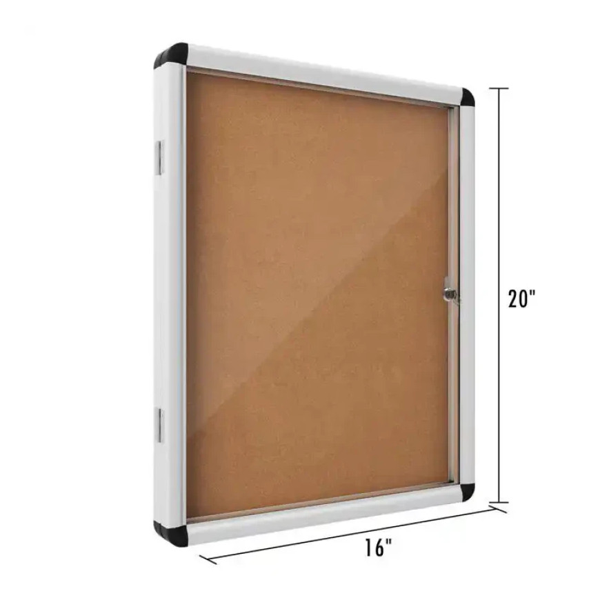 Tableau liège vitrine 6 x A4 (HI06L)