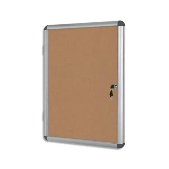 Tableau liège vitrine 6 x A4 (HI06L)