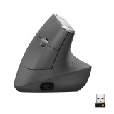 Logitech MX Vertical Souris sans fil Ergonomique Bluetooth - Graphite (910-005448)