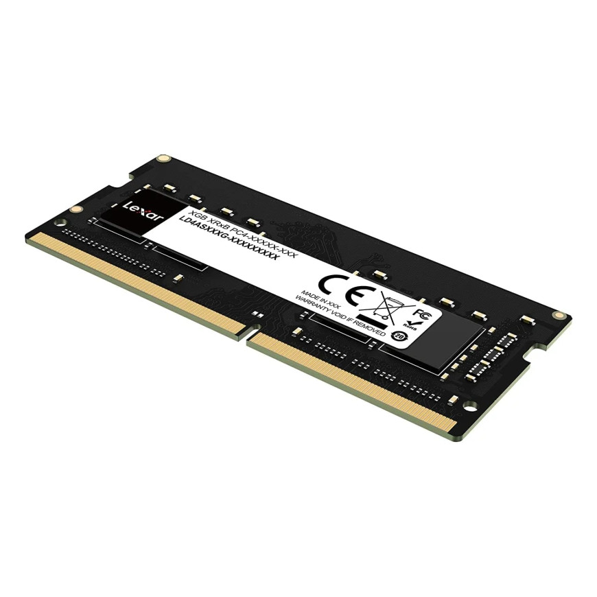 Barrette mémoire RAM Lexar – 8GB DDR4 3200 MHz SO-DIMM (LD4AS008G-B3200GSST)