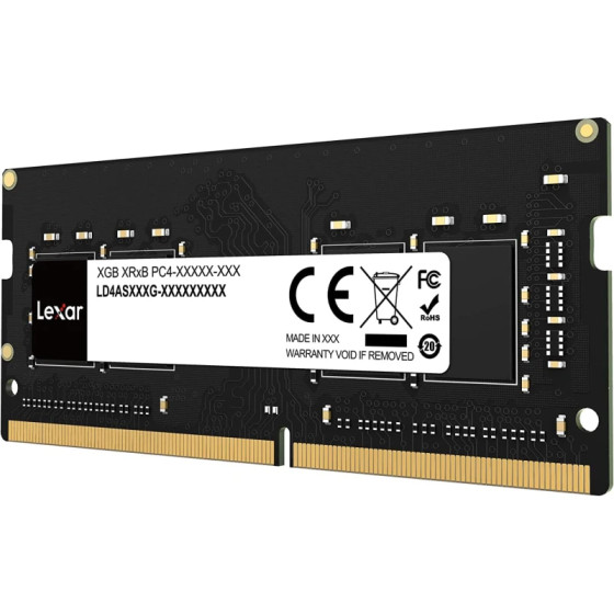 Barrette mémoire RAM Lexar – 8GB DDR4 3200 MHz SO-DIMM (LD4AS008G-B3200GSST)