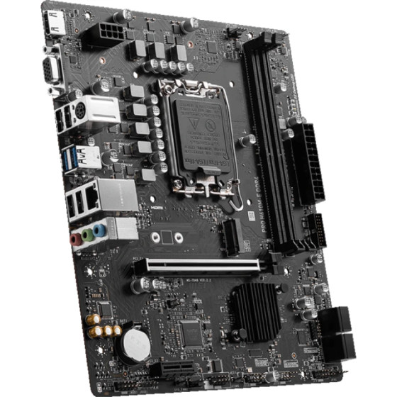 Carte Mère MSI PRO H610M-E DDR4 - Solution Intel Fiable et Économique (911-7D48-062)