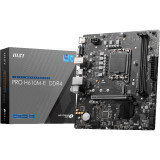 Carte Mère MSI PRO H610M-E DDR4 - Solution Intel Fiable et Économique (911-7D48-062)