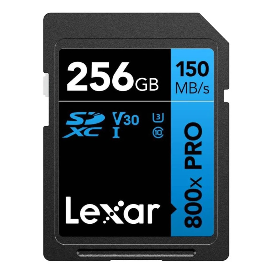 Carte mémoire SD LEXAR 800X Pro 256GB UHS-I 150MB/s (LSD0800P256G-BNNNG)