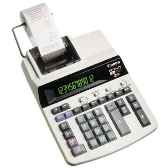Calculatrice Canon MP1211-LTSC à impression - 12 chiffres (2496B001AC)