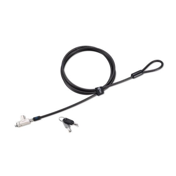 Câble de sécurité Kensington Slim N17 2.0 à clé pour encoches Wedge (K64440WW)