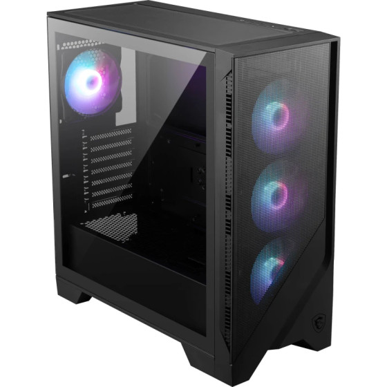 Boîtier Gaming MSI MAG FORGE 320R AIRFLOW - Flux d'Air Optimisé RGB (306-7G23R27)