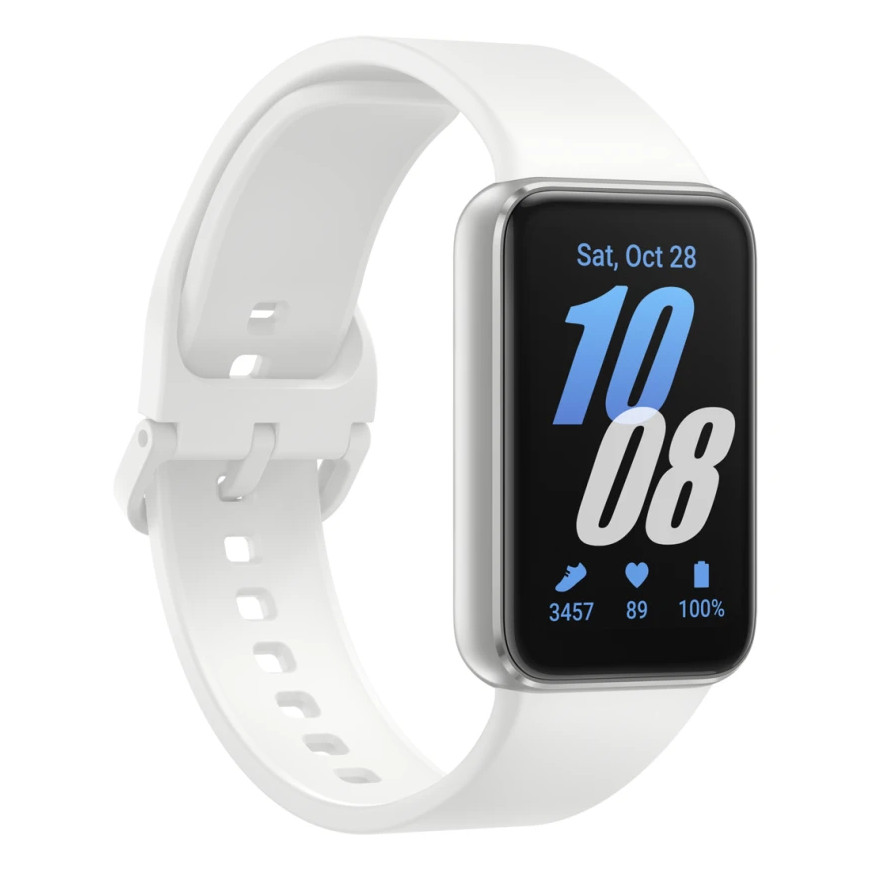 Smart Watch Samsung connectée Galaxy Fit3 – Blanc (40.0mm) (SM-R390NZSAMEA)