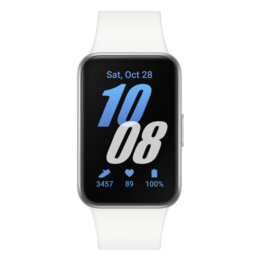 Smart Watch Samsung connectée Galaxy Fit3 – Blanc (40.0mm) (SM-R390NZSAMEA)