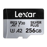 Carte mémoire microSD LEXAR Silver Plus 256GB UHS-I 205MB/s (LMSSIPL256G-BNANG)