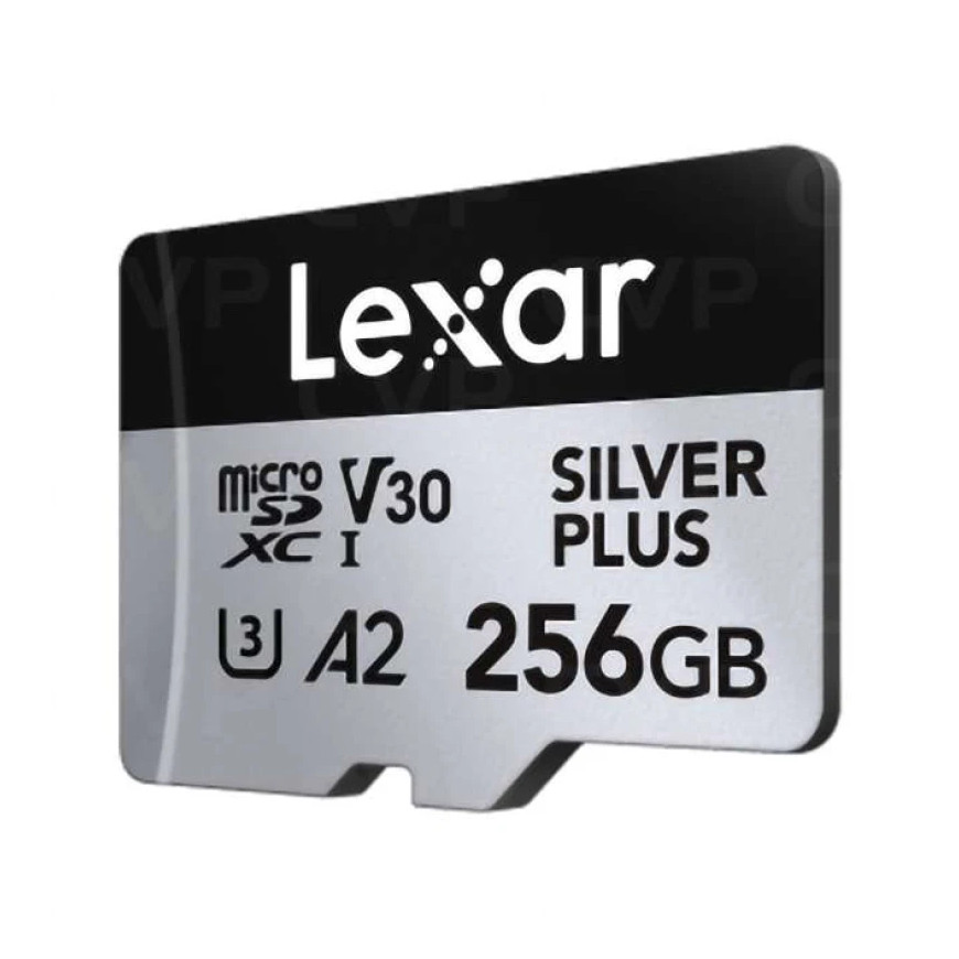 Carte mémoire microSD LEXAR Silver Plus 256GB UHS-I 205MB/s (LMSSIPL256G-BNANG)