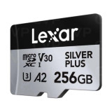 Carte mémoire microSD LEXAR Silver Plus 256GB UHS-I 205MB/s (LMSSIPL256G-BNANG)