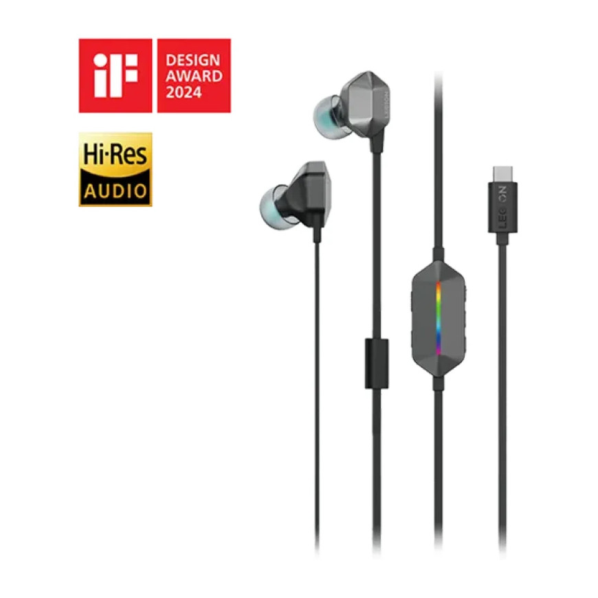 Écouteurs filaires USB-C Lenovo Legion E510 7.1 RGB Gaming (GXD1N40797)