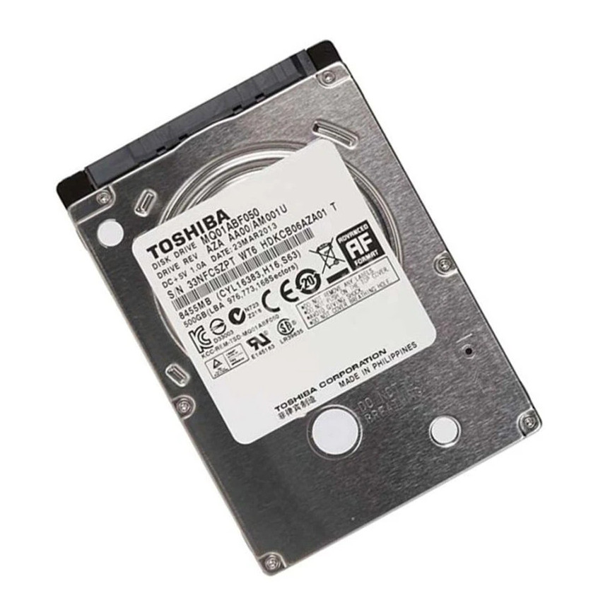 Disque interne Toshiba MQ01ABF050 Disque Dur 2.5' 500 Go Serie ATA III