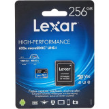 Carte mémoire microSD LEXAR 633X 256GB UHS-I 100MB/s avec adaptateur (LSDMI256BB633A)