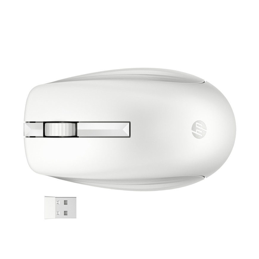Clavier et Souris Hp Combo sans Fil FR - Blanc élégant et ergonomique (4R016AA)