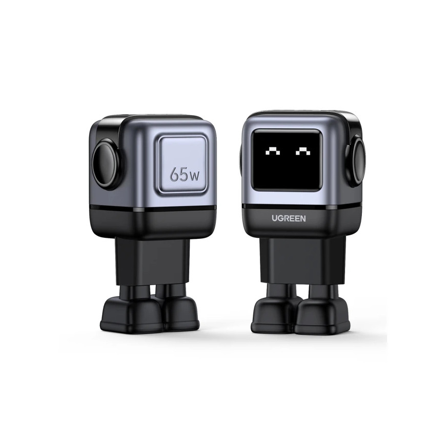 Chargeur Rapide Ugreen 65W GaN 2C1A Noir USB-C Haute Puissance (25685B)