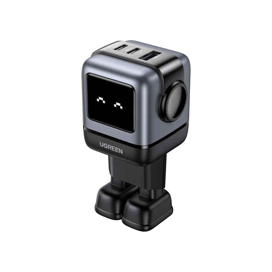 Chargeur Rapide Ugreen 65W GaN 2C1A Noir USB-C Haute Puissance (25685B)