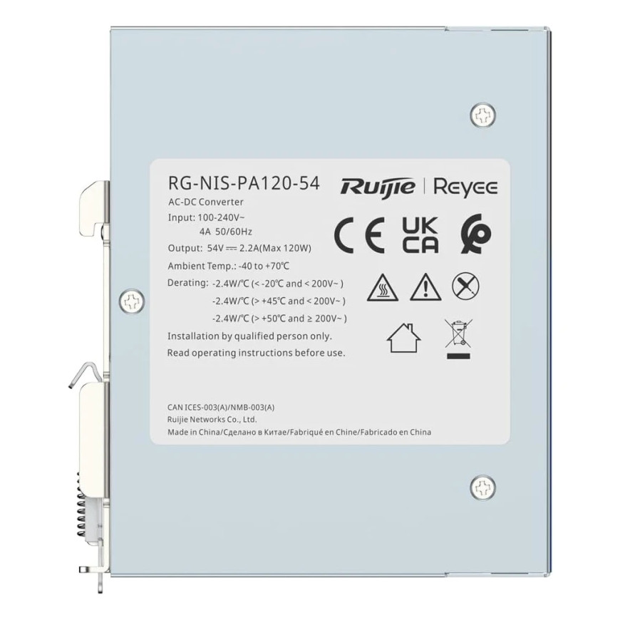 Alimentation Ruijie Reyee 120 W pour Switch RG-NIS2100 (RG-NIS-PA120-54)