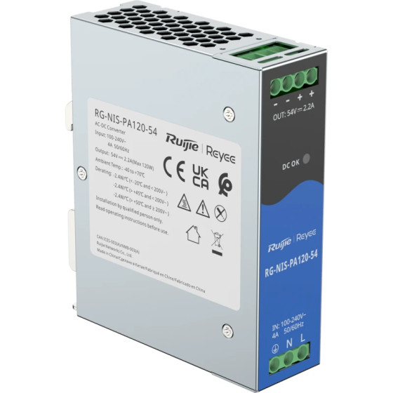 Alimentation Ruijie Reyee 120 W pour Switch RG-NIS2100 (RG-NIS-PA120-54)