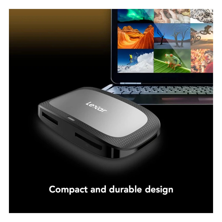 Lecteur carte LEXAR Professional CFexpress Type A + SD UHS-II USB 3.2 (LRW530U-RNBNG)